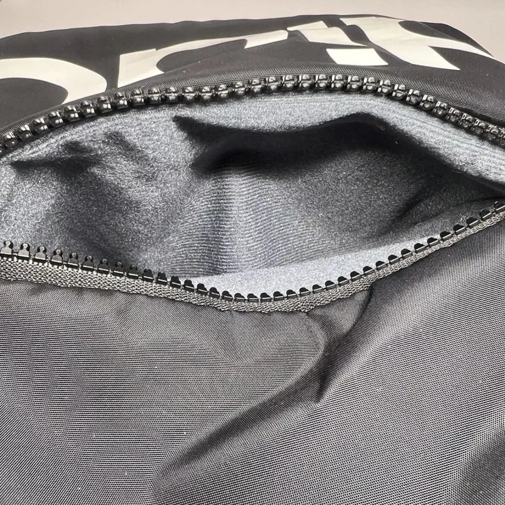 Adidas Mini Backpack Purse Black Gold Linear Logo Travel Bag School Sporty EUC - Picture 13 of 13